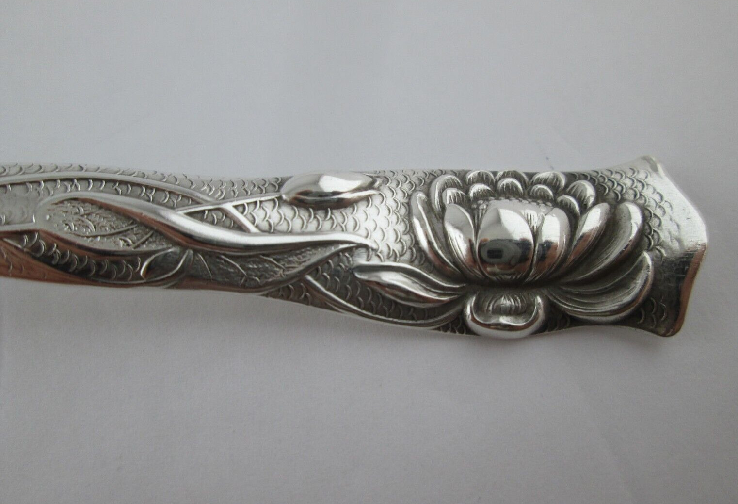 FLORA by Shiebler Sterling Silver Teaspoon # 9 5 5/8″