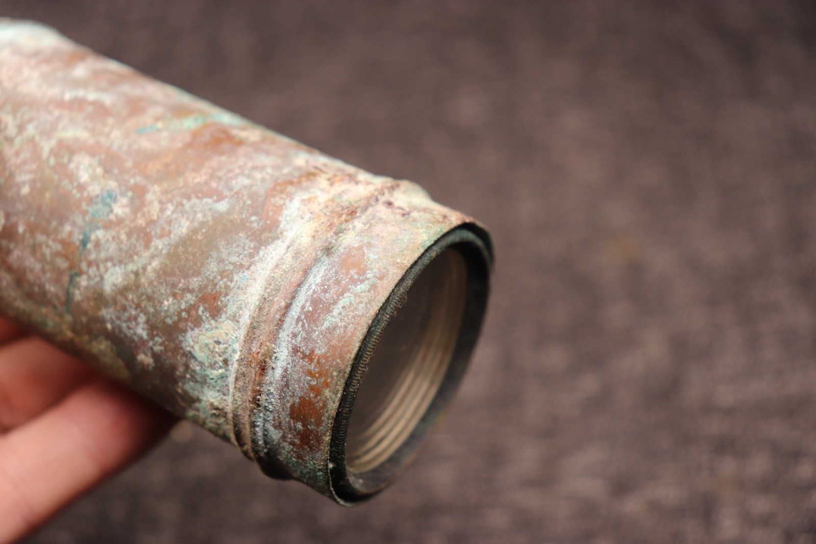 Antique 8″ Brass Ship Captain’s Spyglass Scope Military Naval ? Unknown Parts?