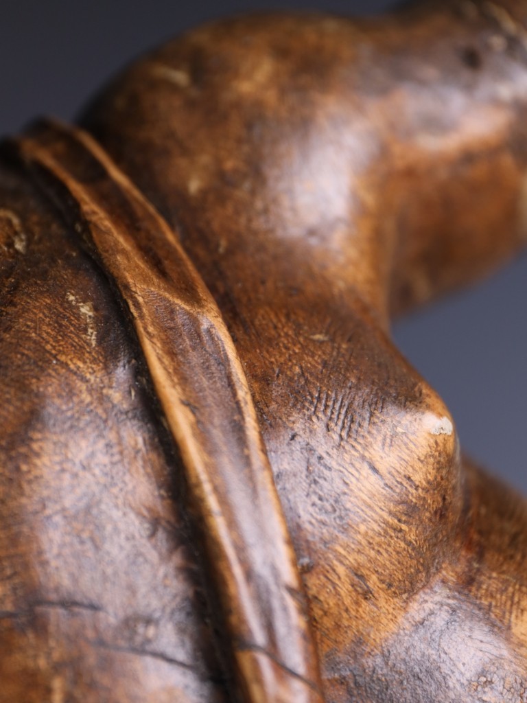 Large Italian Carved Wooden Putto Cherub Figure | Late 18th Century Ecclesiastic