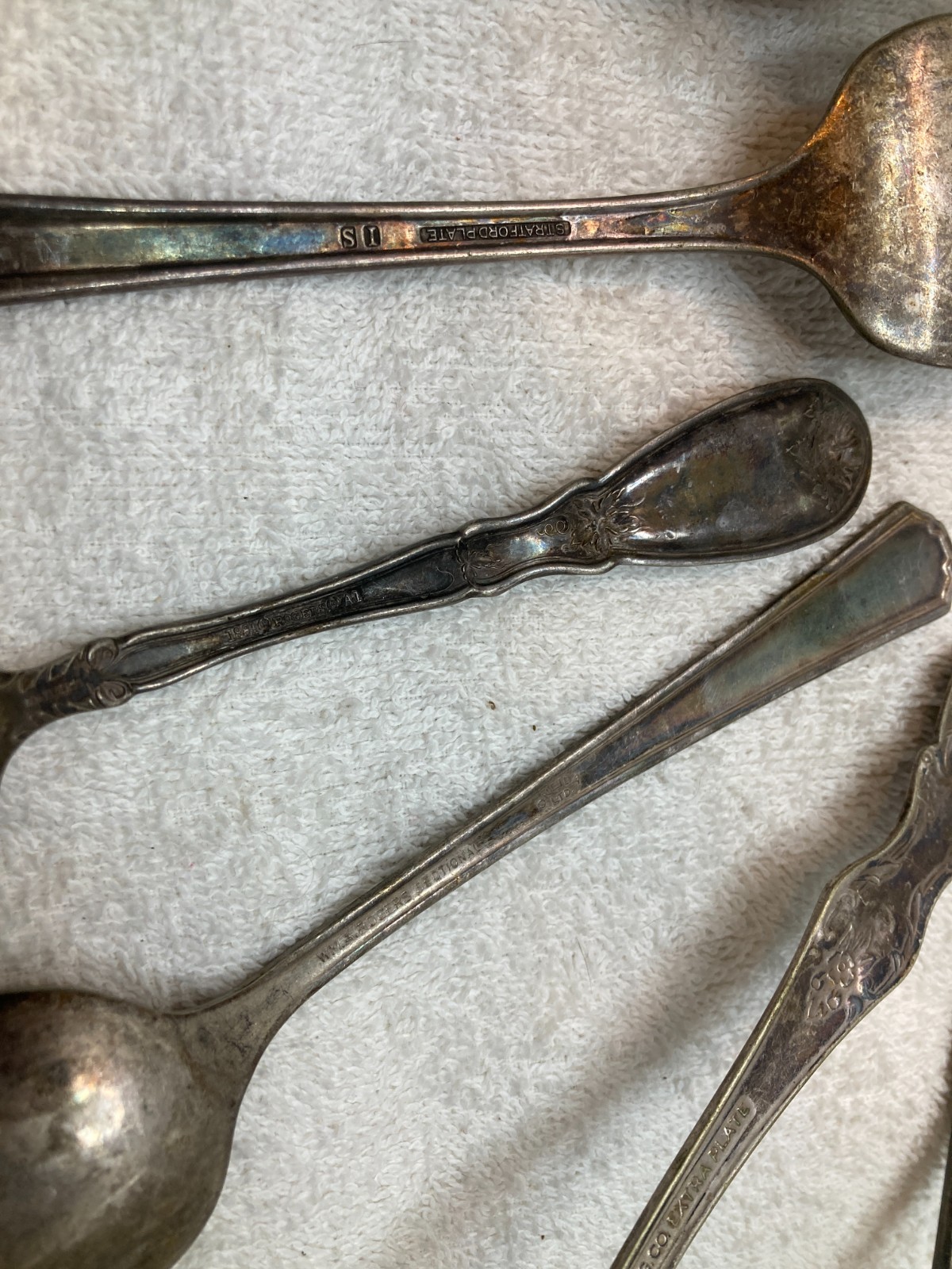 Crafters Lot of Old Silverplated Flatware Pieces – As Is 13 Pieces