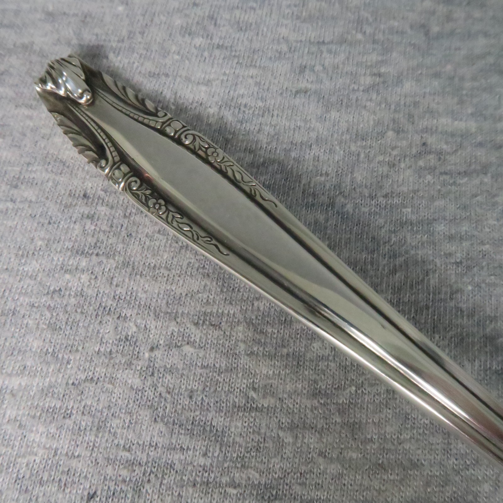 Wallace Sterling Silver Stradivari Serving Fork No Monogram 71 Grams