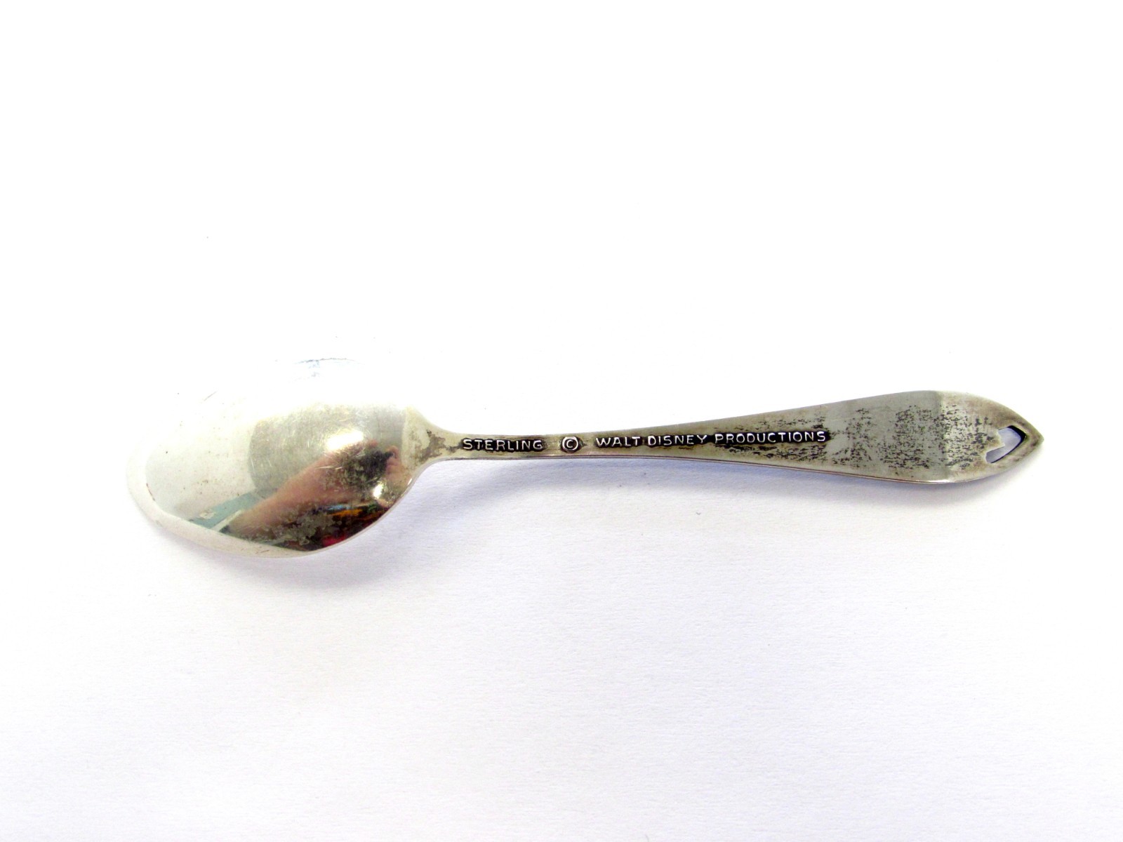Vintage Sterling Silver Disneyland Walt Disney Productions Souvenir Spoon Castle