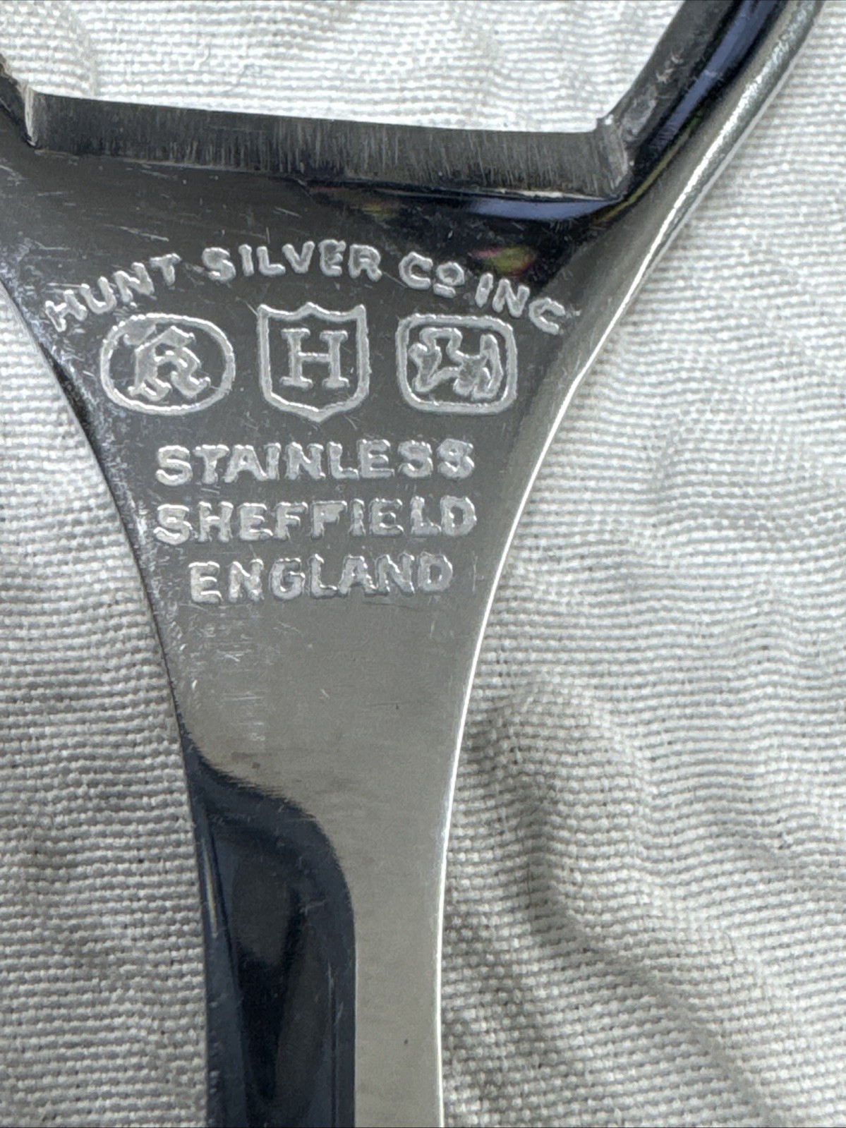 Vintage Sheffield Ornate Sterling Silver Handle Stainless Steel Bottle Opener