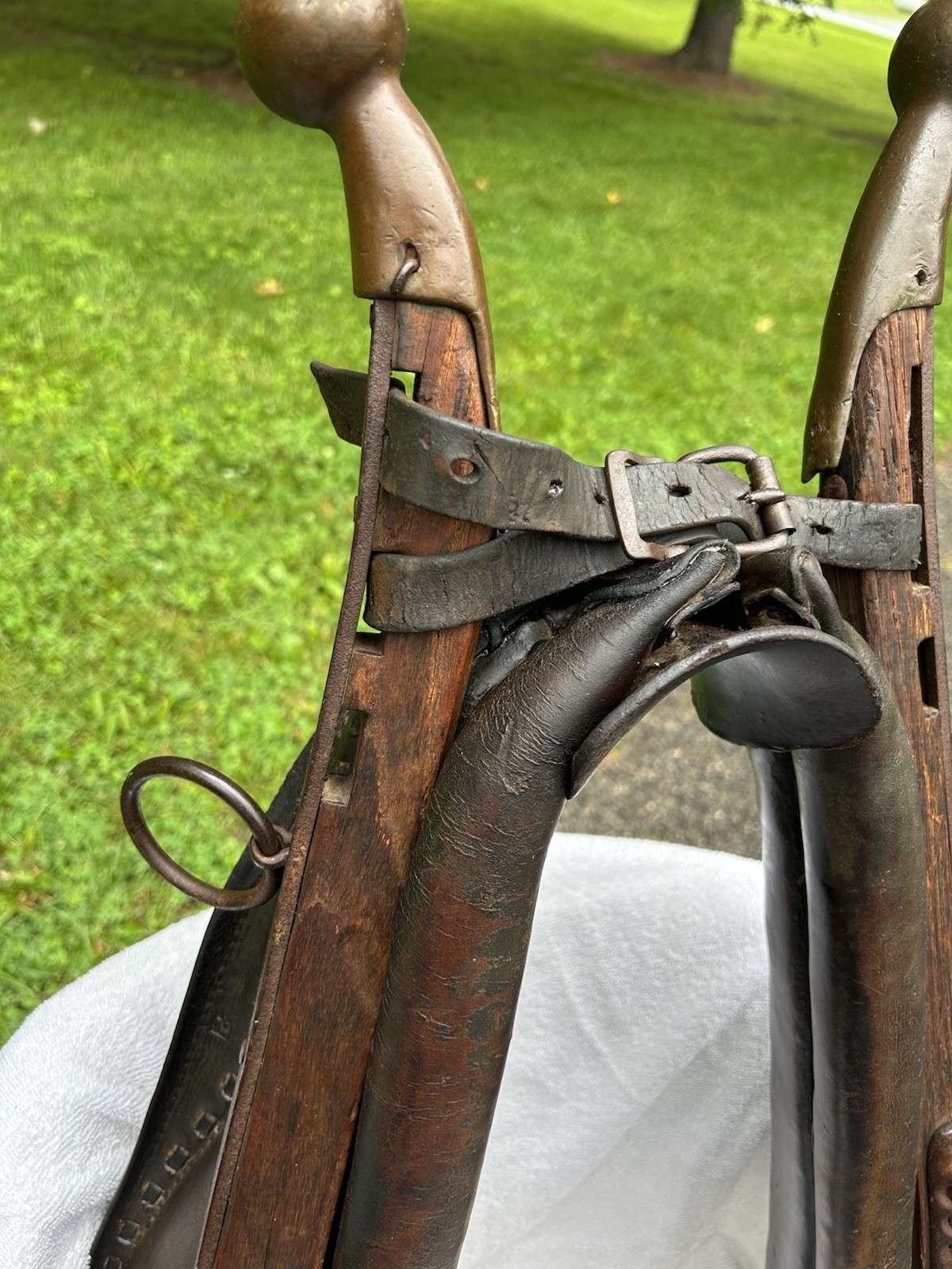 RARE Antique Horse Collar and Hames. Rustic Primitive Farmhouse Rustic Decor