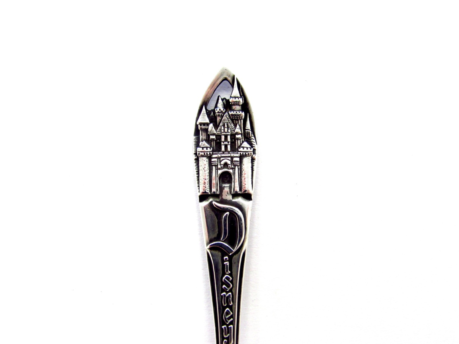 Vintage Sterling Silver Disneyland Walt Disney Productions Souvenir Spoon Castle