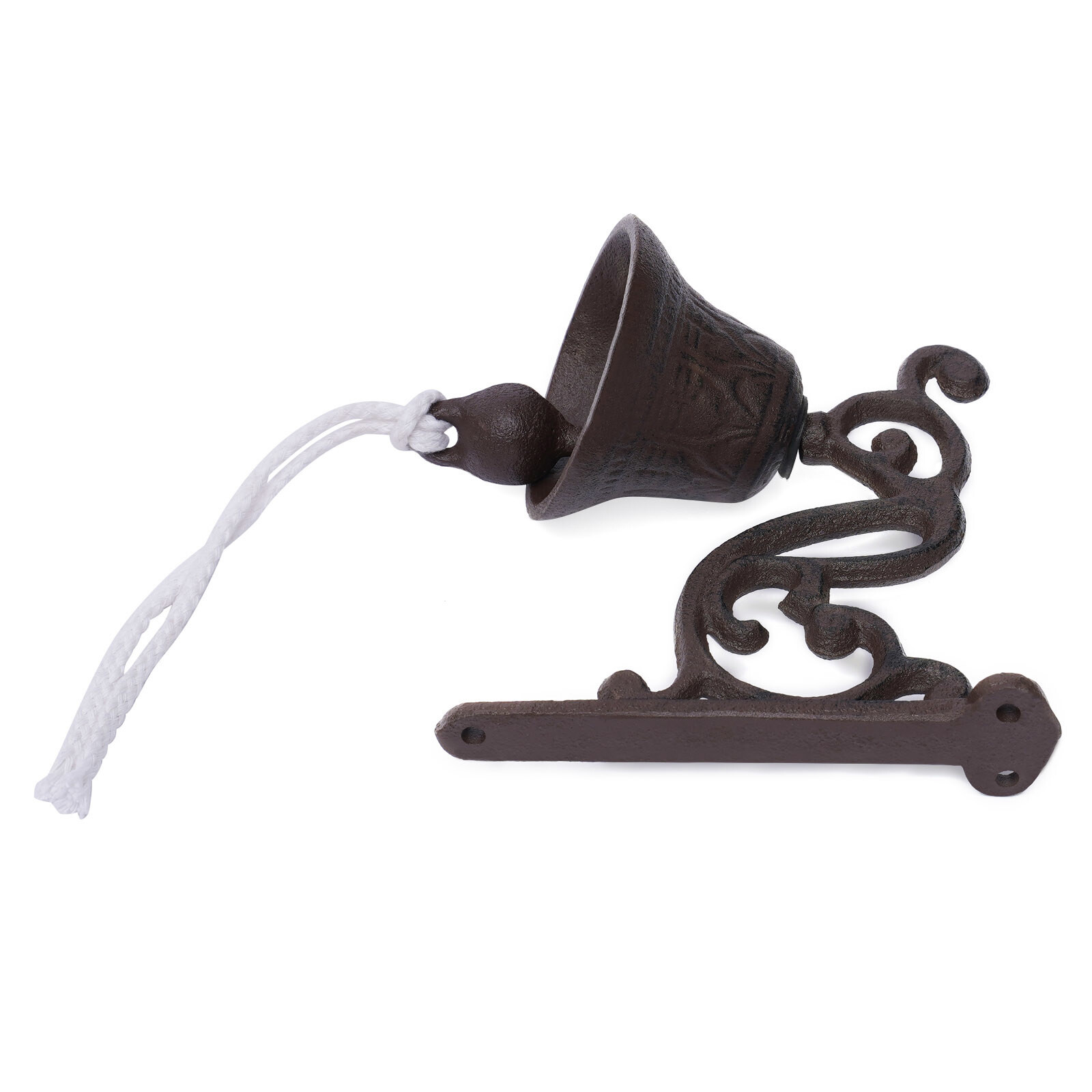 Cast Iron Door Bell Wall Mounted Outside Decorative Accent Bells for Farm House