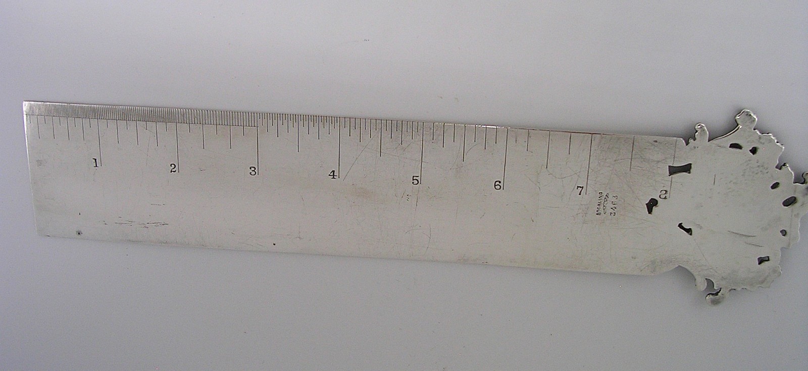 Antique Shiebler Sterling Silver Ruler/Page Turner c. 1899 – 9 7/8″