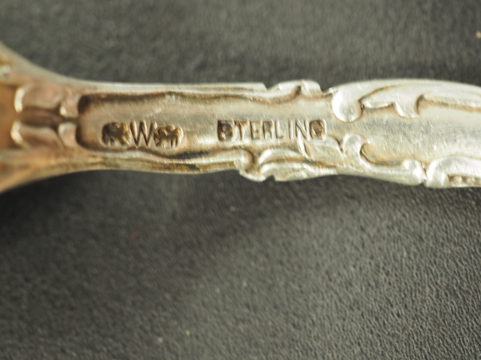 Antique Sterling Silver Souvenir Spoon Georgia Dixie – FREE SHIPPING!