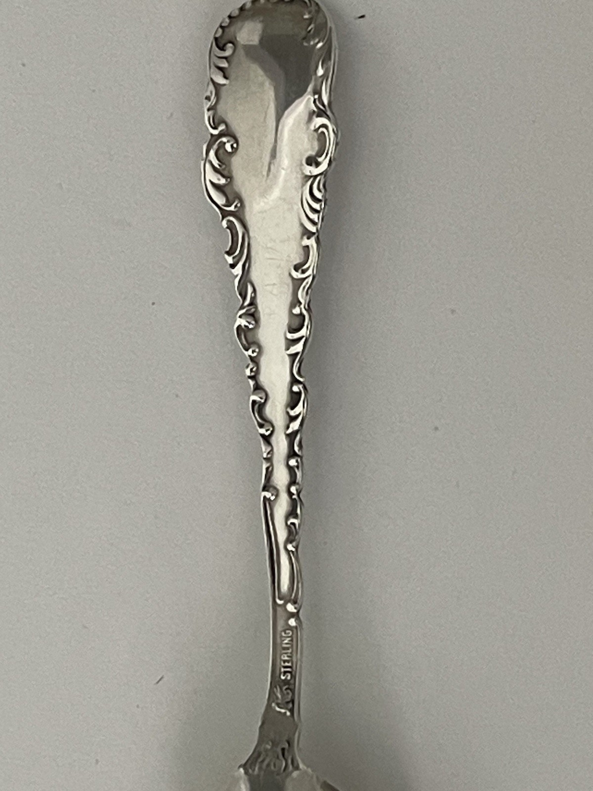 Antique 1899 Sterling Silver Souvenir Spoon Confederate Monument Norfolk, VA 8g