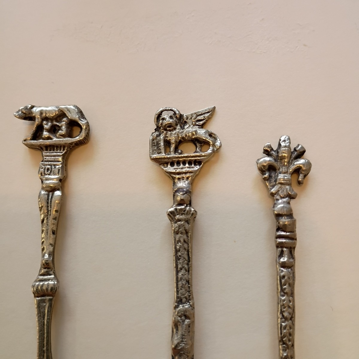 Italy Miniature Silverware Ornate Vintage Unique Serving Pieces Intricate