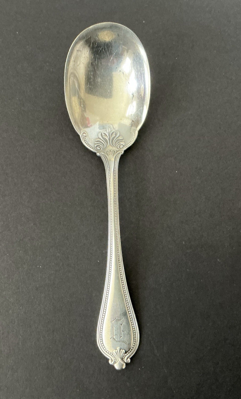 ANTQ, 1900,Old Newbury by Towle Sterling Silver Oval Soup Spoon 1 Oz