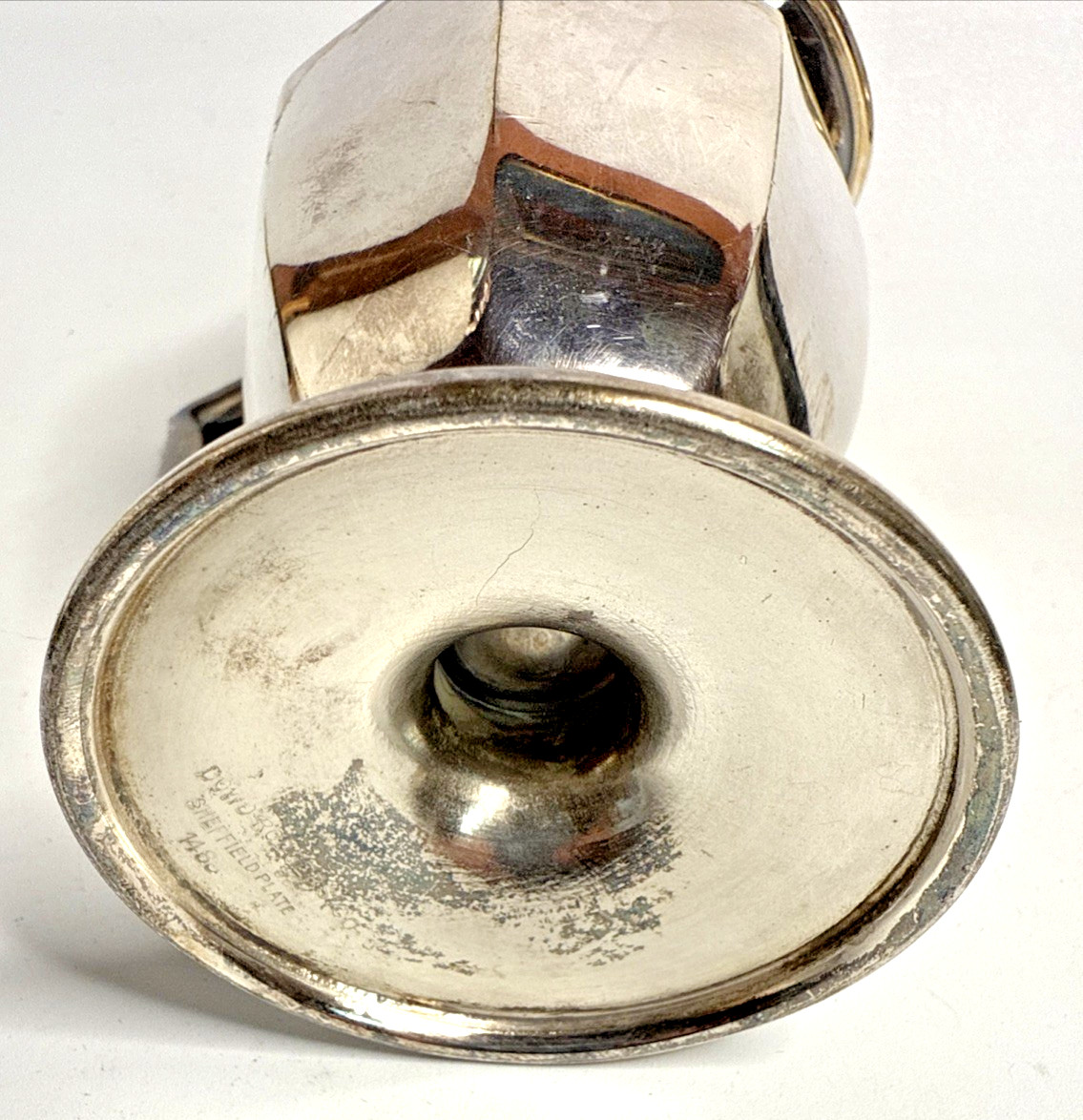 Sheffield Silver Plate Creamer Art Deco 1920’s Dowd-Rodgers #1488 8 Oz.
