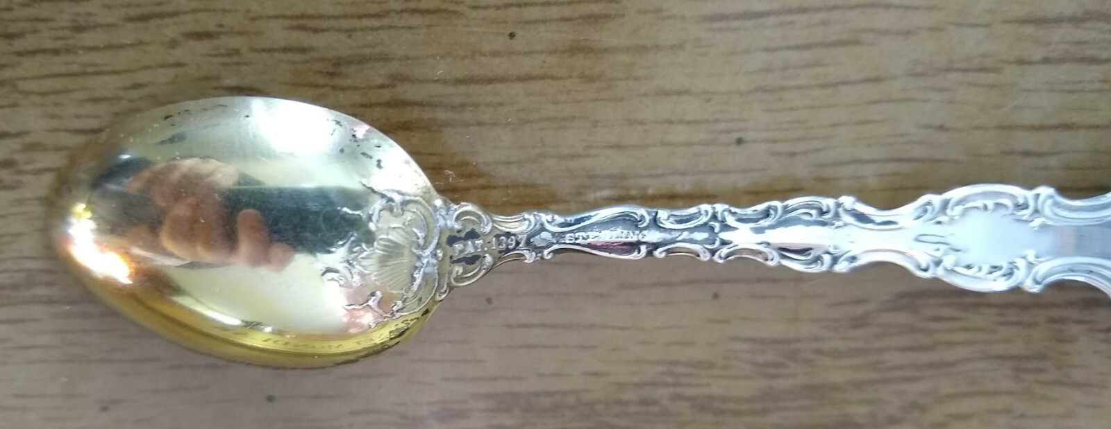 Stamford Conn Sterling Silver +9 gram Demitasse Spoon Souvenir Antique Collector
