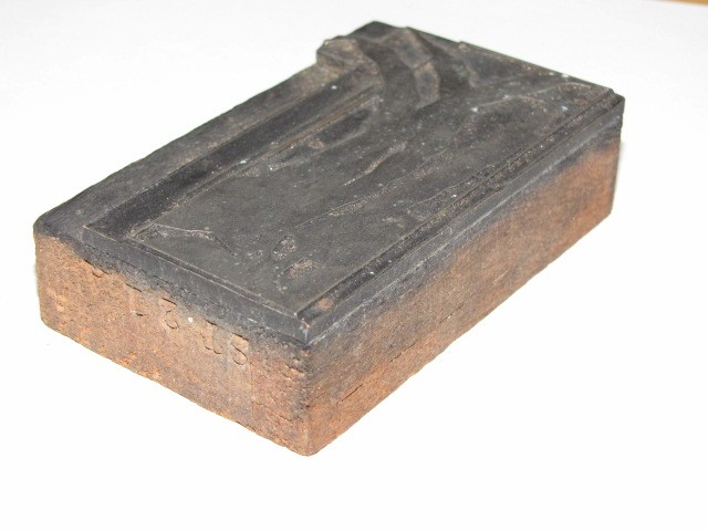 Antique ART DECO LILY Flower LILIES Letterpress Stamp PRINTERS BLOCK