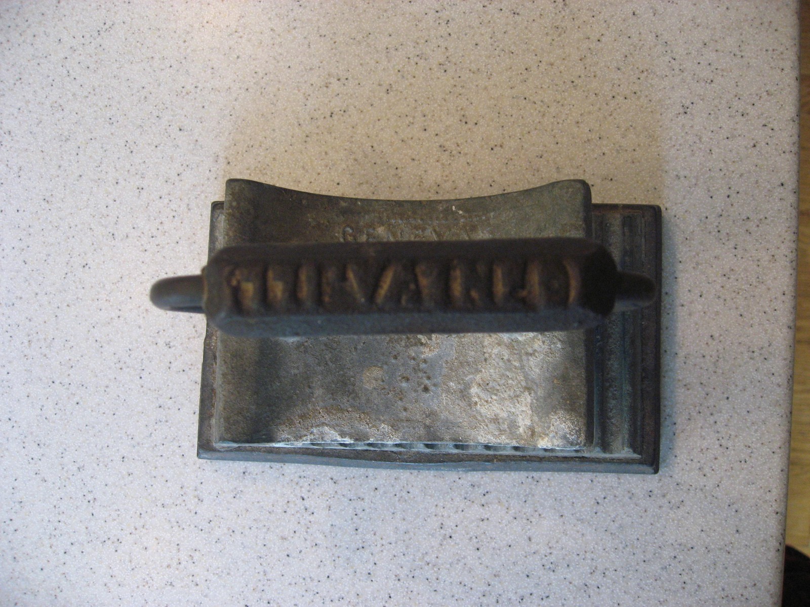 Antique Cast Iron Geneva Hand Fluter Clothing Crimper Pat 1866 Geneva ILL