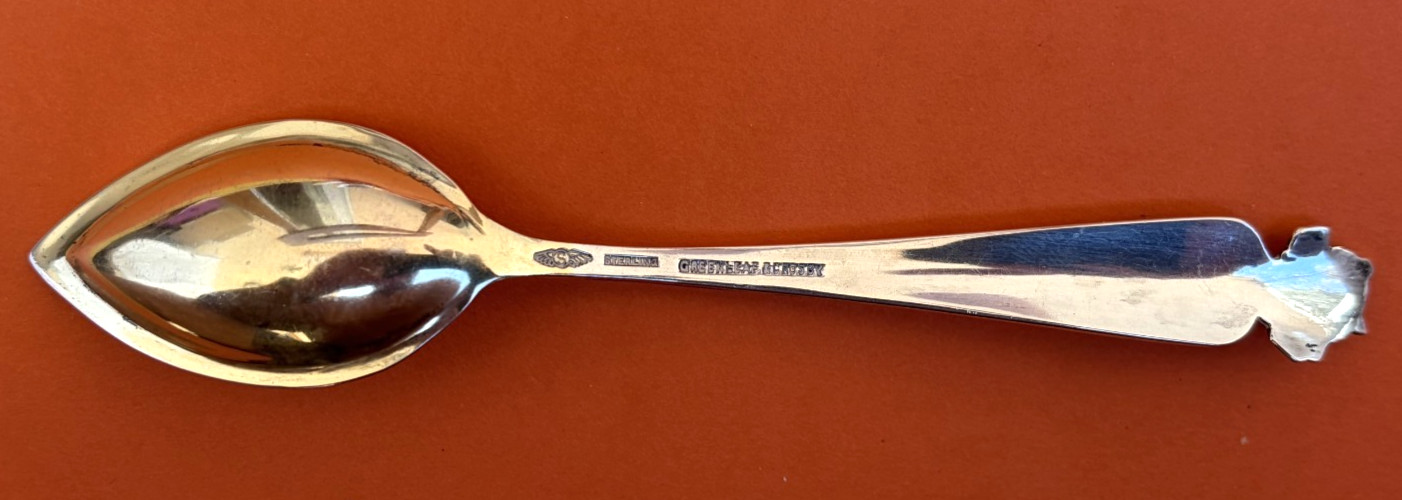 SUNNY SOUTH BLACK MAN ST. AUGUSTINE FLORIDA STERLING SILVER SOUVENIR SPOON