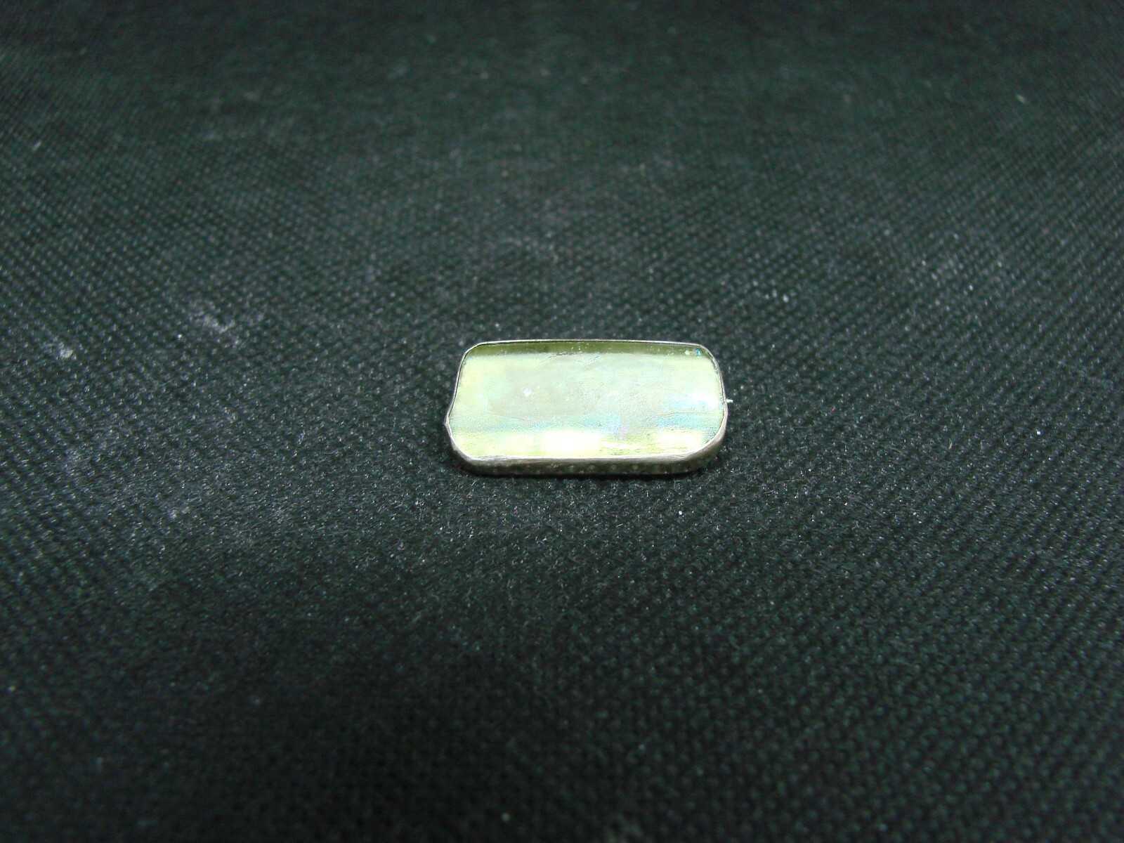 Vintage Sterling Silver Handmade Ancient Roman Glass Pin 925 1″ long !