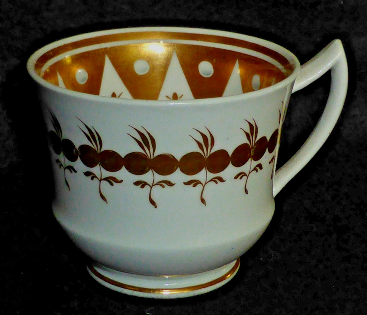 Rare Antique Georgian Spode Etruscan Coffee Can or Cup, Pattern 2784, c1820