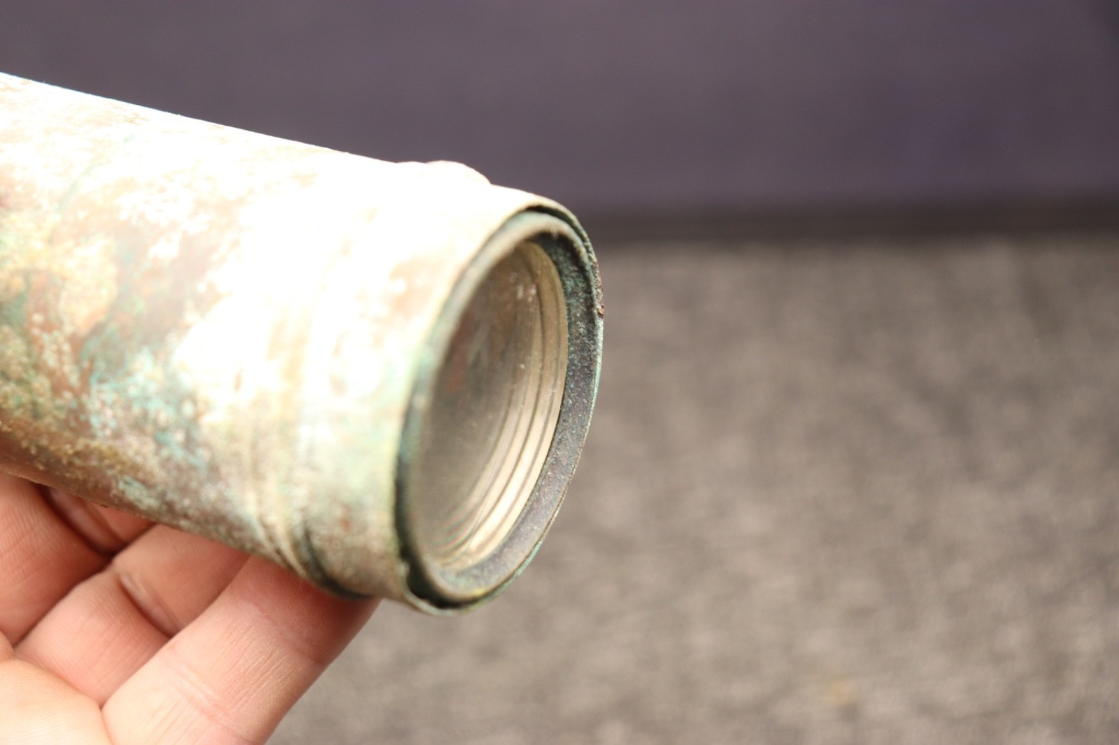 Antique 8″ Brass Ship Captain’s Spyglass Scope Military Naval ? Unknown Parts?