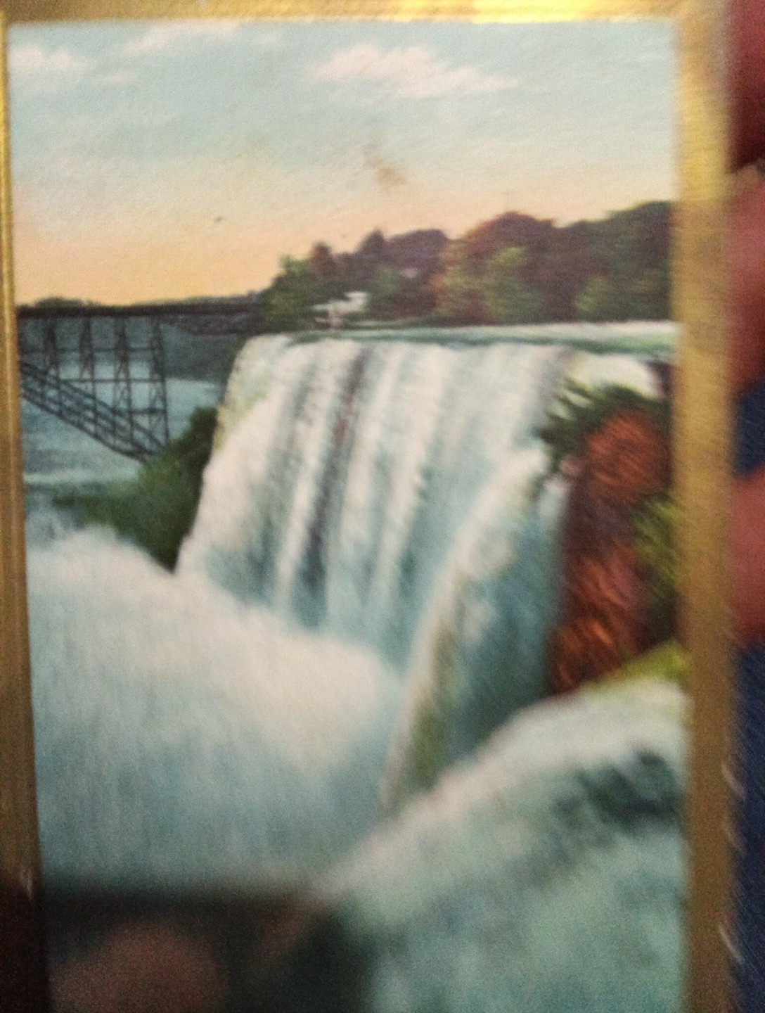 1910 Postcard Of Some Waterfall Yes I’ll Know Yeah That’s All I Know