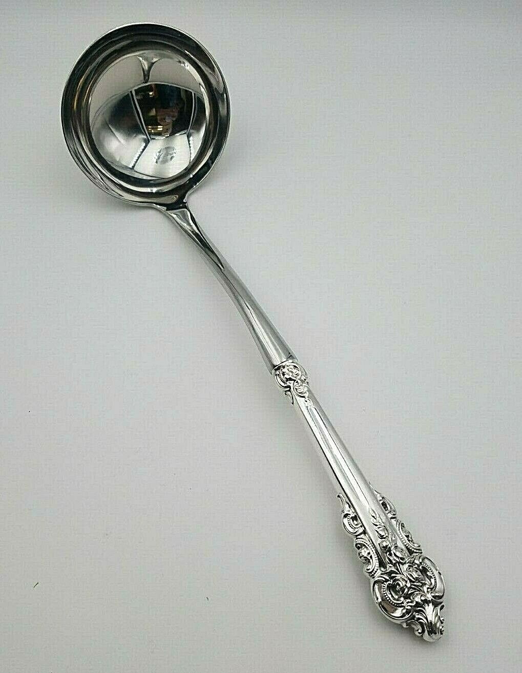 Grande Baroque Wallace Sterling Handle Soup Ladle Custom Made