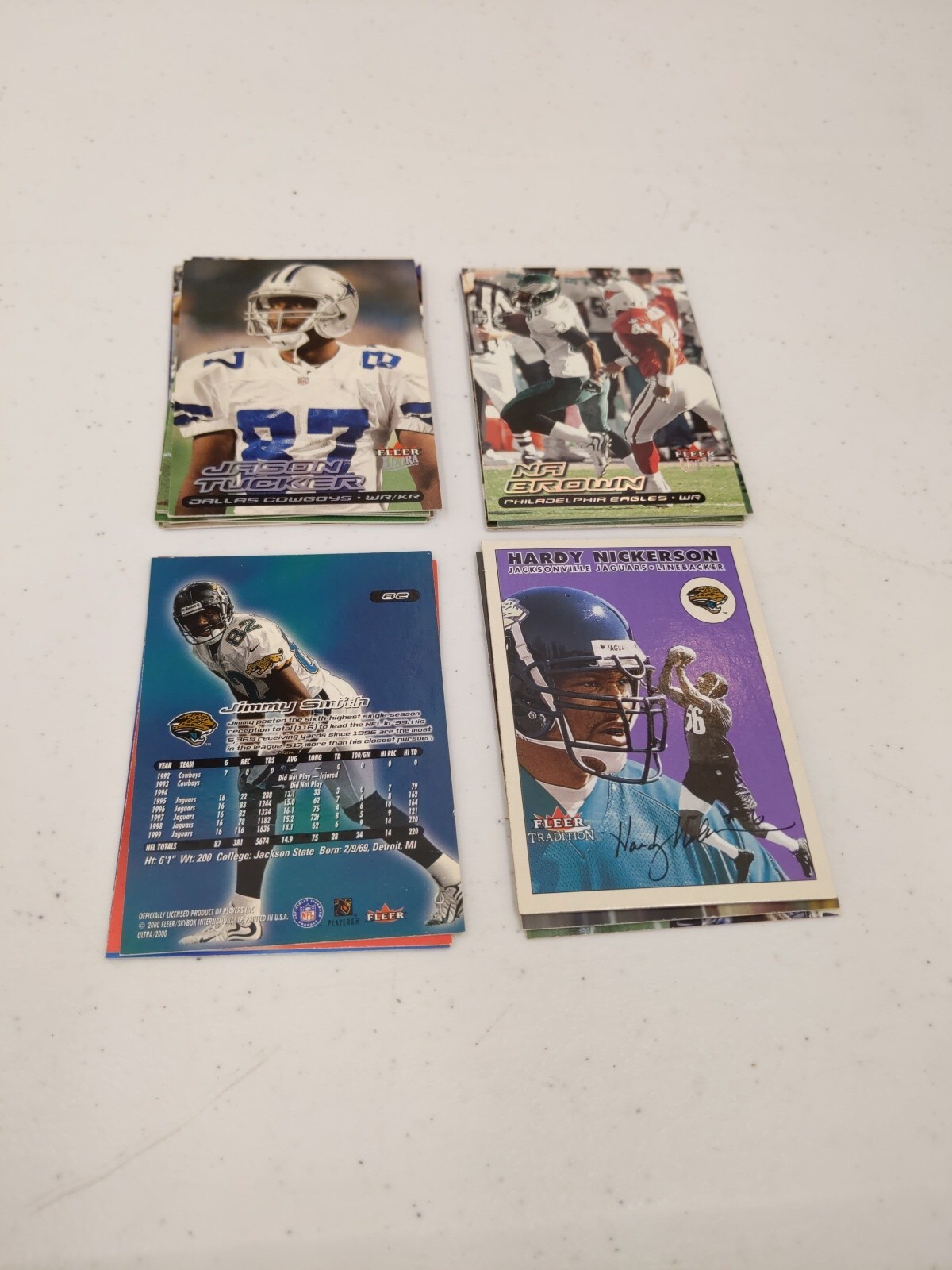 Fleer NFL football Cards Year 2000 18 Cards