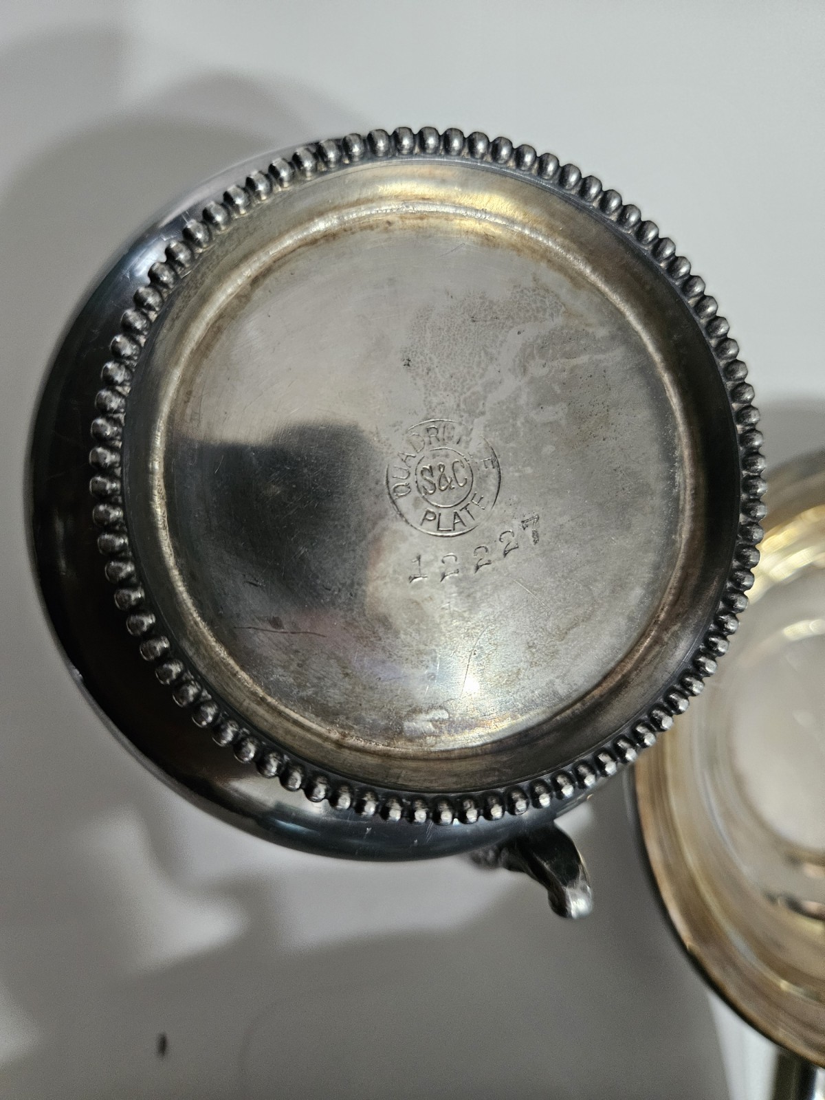 Vintage Silver Plate/Silver Blend Lot Of 6 Pcs. – 4.25 Lbs Scrap Silver