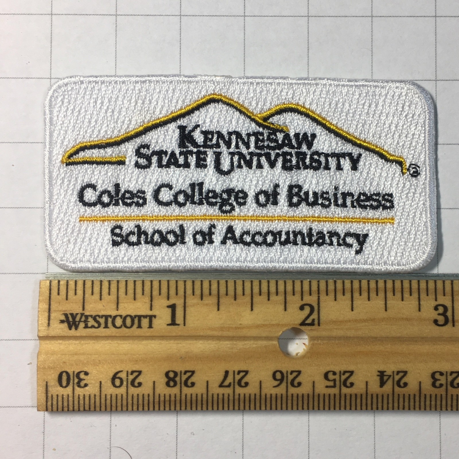Kennesaw State University of Coles College of Business embroidered patch