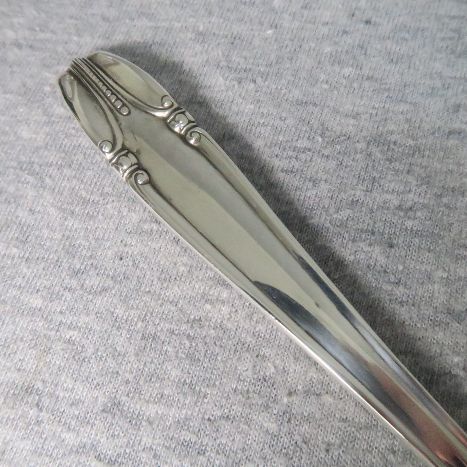 Wallace Sterling Silver Stradivari Serving Fork No Monogram 71 Grams
