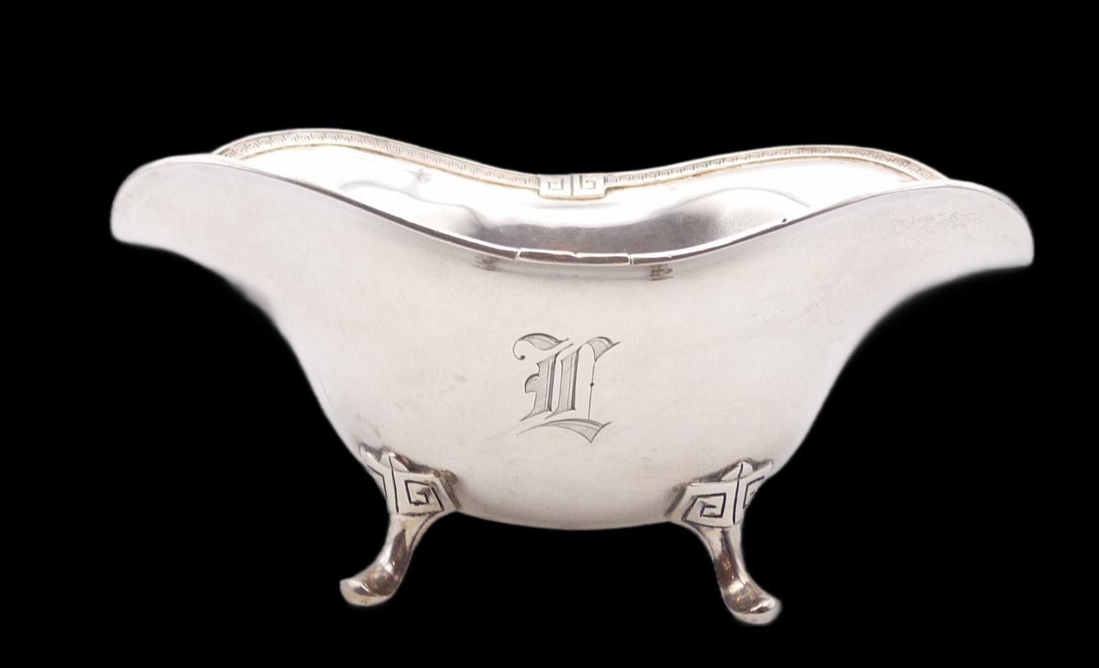 Gorham Etruscan Sterling Gravy Sauce Boat #A9854 203g Mono c. 1920’s