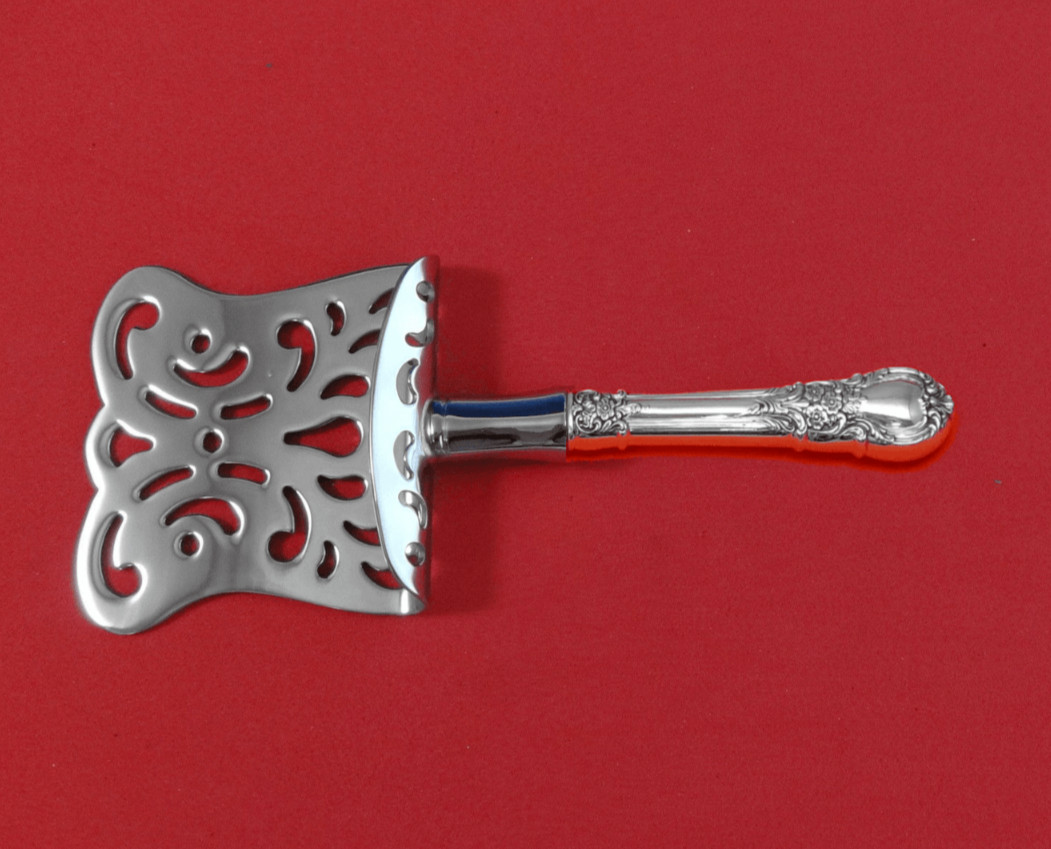 American Victorian by Lunt Sterling Silver Petit Four Server 6″ Custom Made