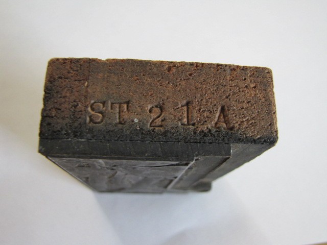 Antique ART DECO LILY Flower LILIES Letterpress Stamp PRINTERS BLOCK