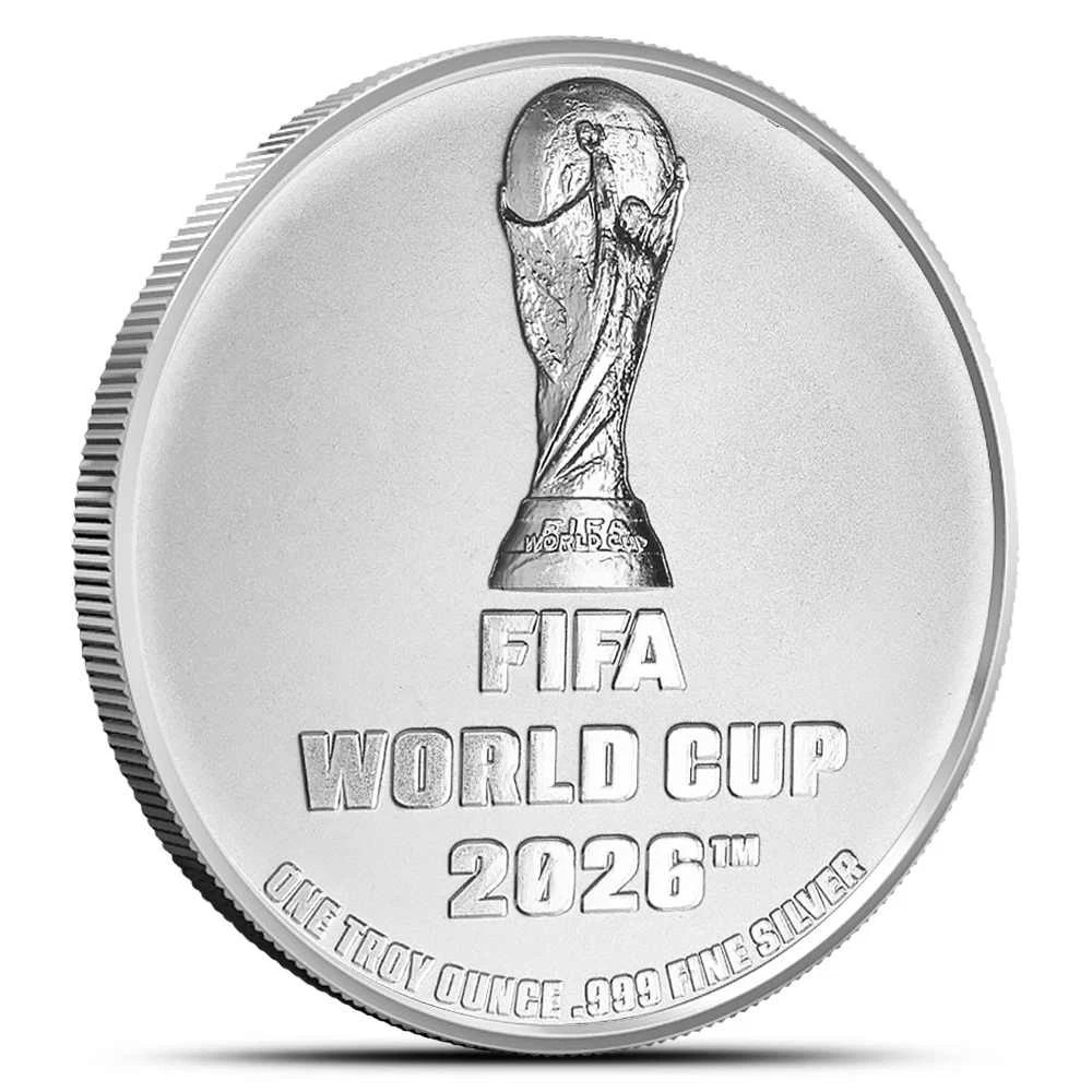 1 o -z FIFA World Cup 2026 New SiIver Round .999 SiIver Rare Limited *2026*