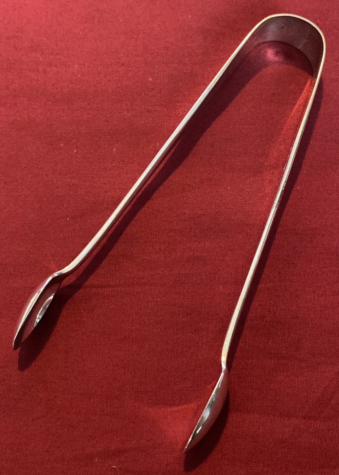 Large Antique Silver Plated Sugar Tongs By John Round & Sons c.1890’s