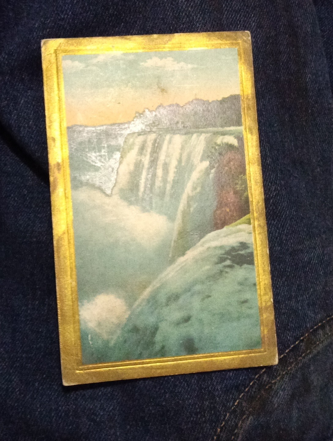 1910 Postcard Of Some Waterfall Yes I’ll Know Yeah That’s All I Know
