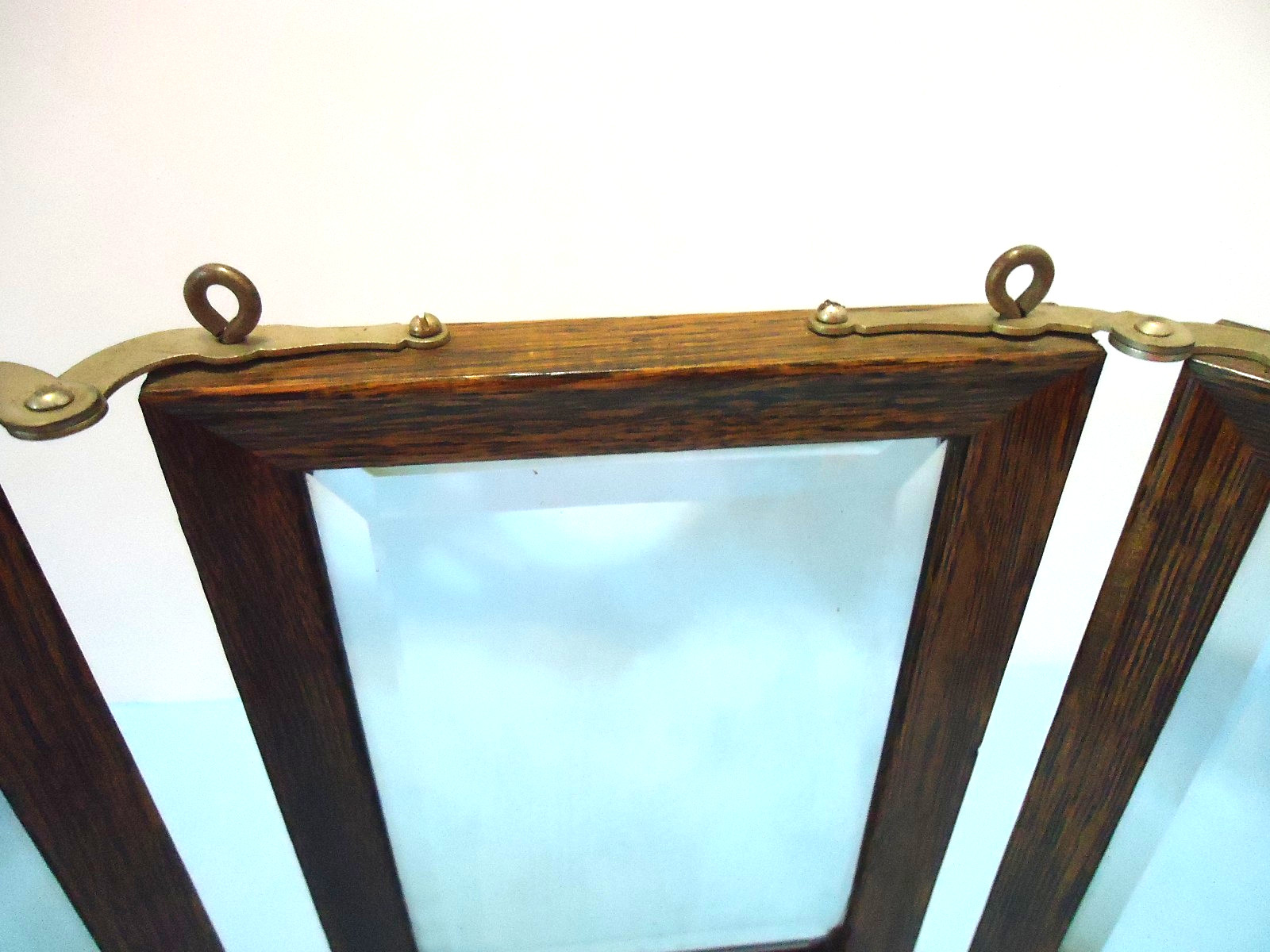 Antique Victorian Style Tri-Fold Shaving & Travel Vanity Mirror 1890’s/1900 EXC!