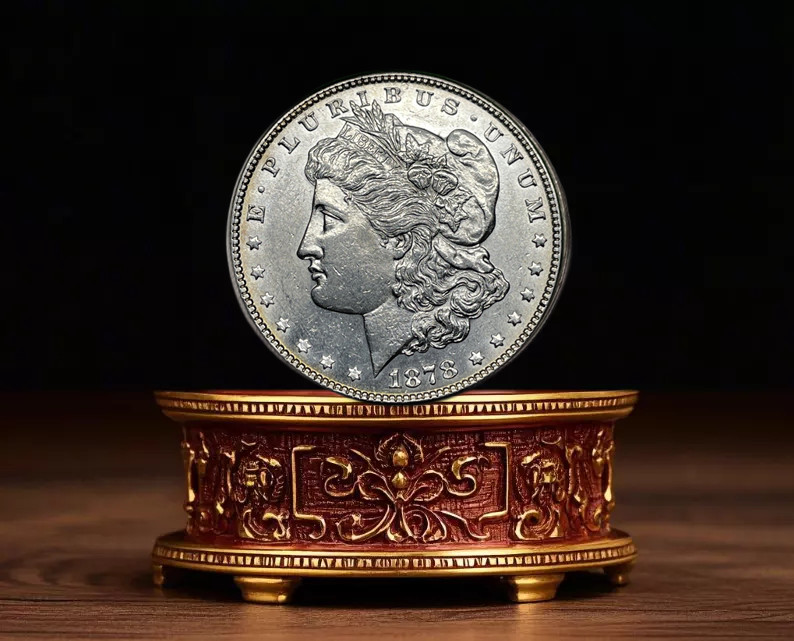 1878 P Morgen SiIve DoIIar $1 BU Uncirculated First Year 90% SiIve