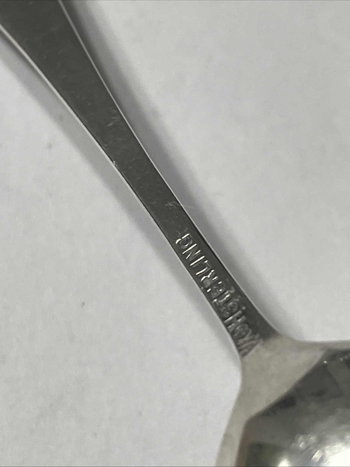 Flower Monogram Sterling Vintage Souvenir Spoon Collectible