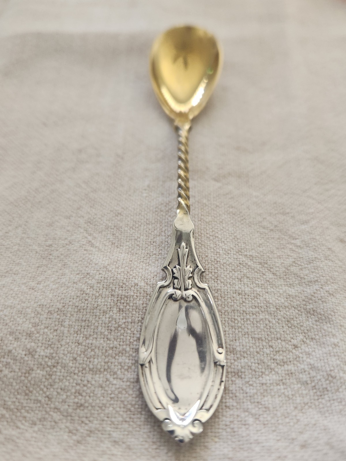 Antique American Coin 900 Silver Medallion Coffee Spoons- Set of 4– c.1860s