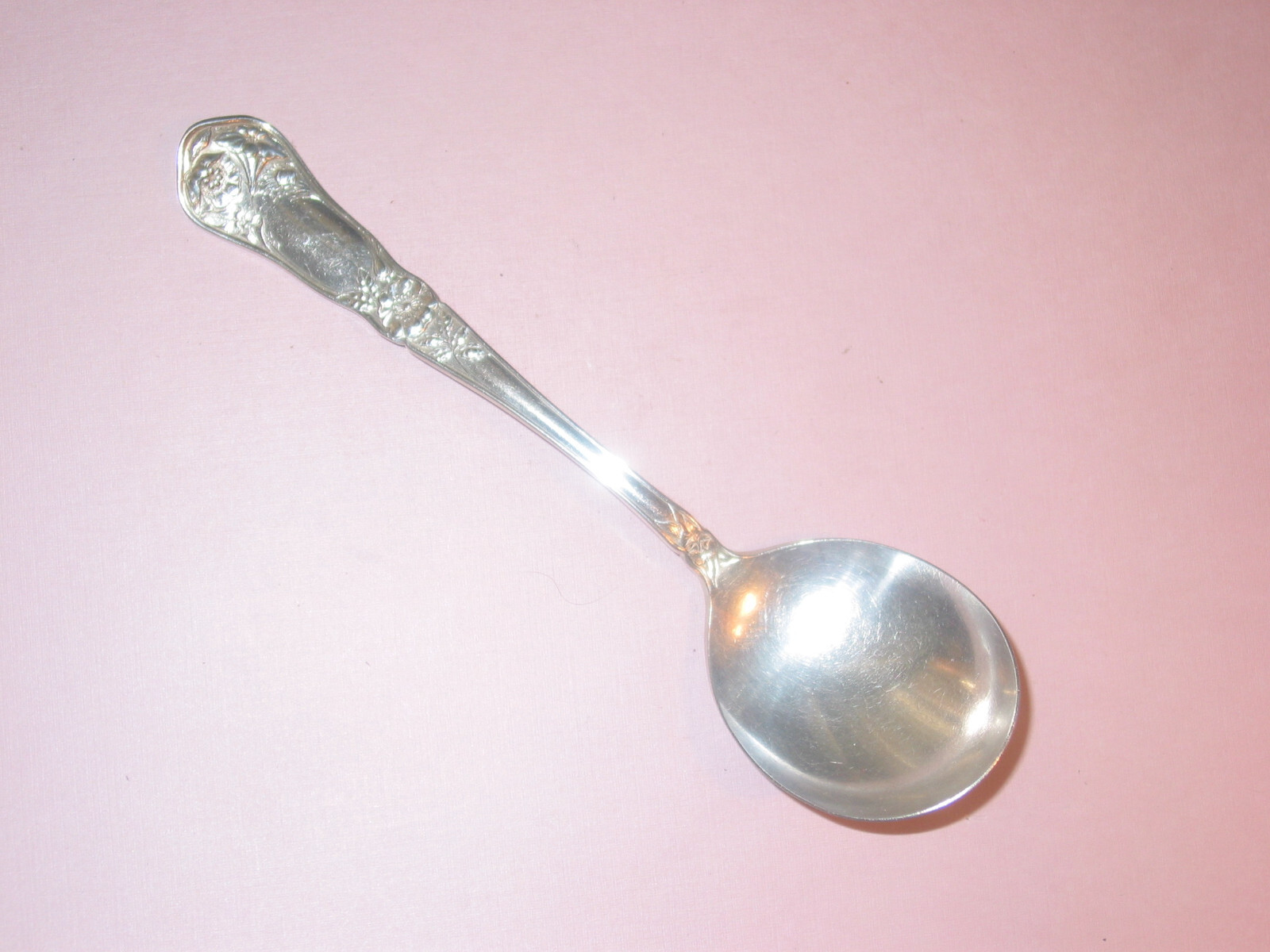 WILDWOOD ~ Gumbo / Round Soup Spoon ~ Reliance Plate ~ Art Nouveau
