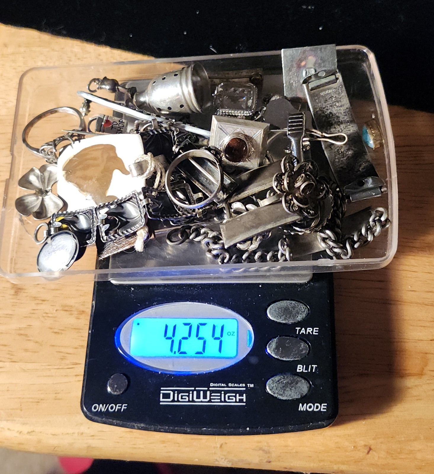 Sterling Silver .925 Wearable Or Scrap Jewelry Earrings Rings Necklace Charms