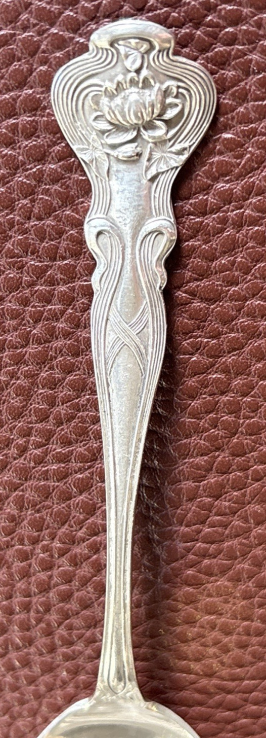 Cabildo New Orleans LA 5.25″ Sterling Souvenir Spoon Pond Lily Pattern P&B 17g