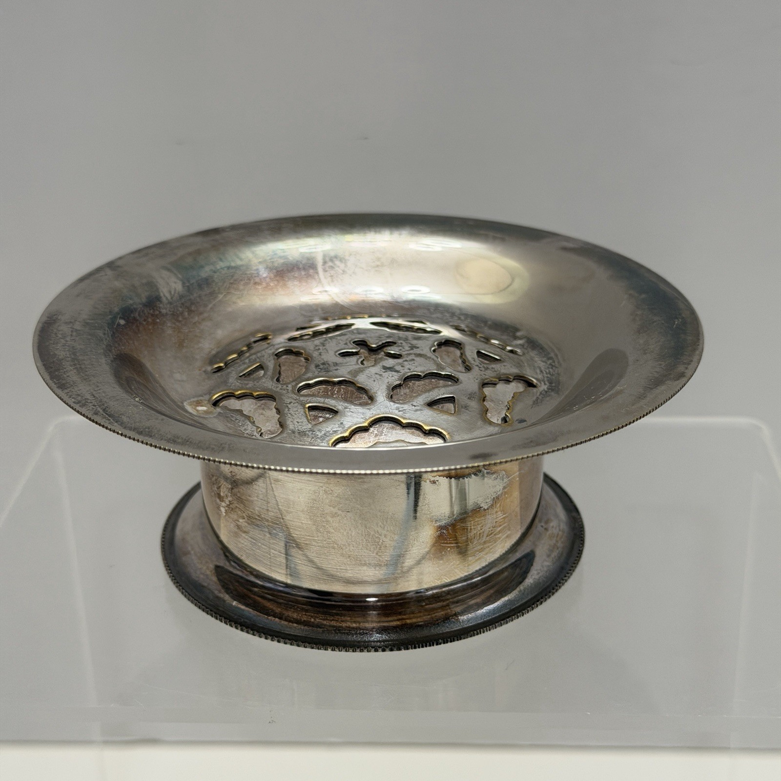 Vintage Silver Plate PM Butter Curler Press, Made In Italy, Estate, AS IS, READ