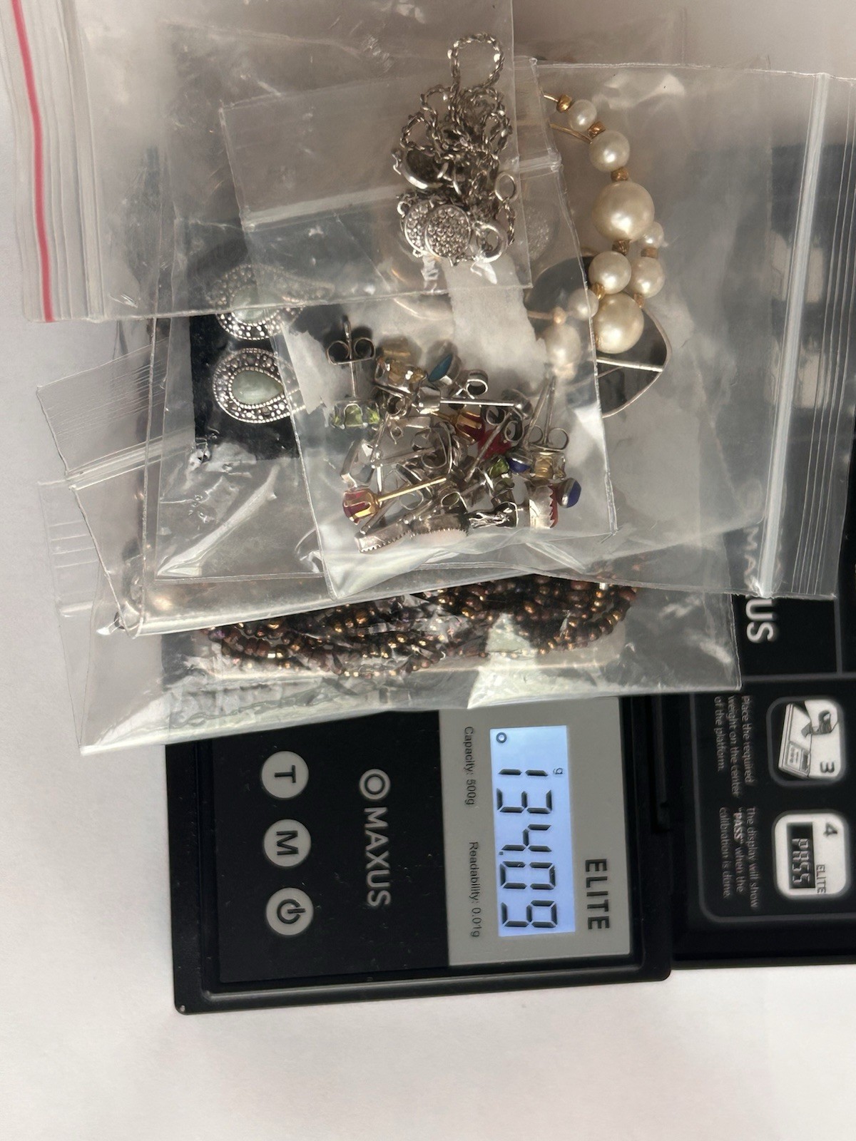 Lot Of Mix Jewelry 925 Sterling Silver And Beads