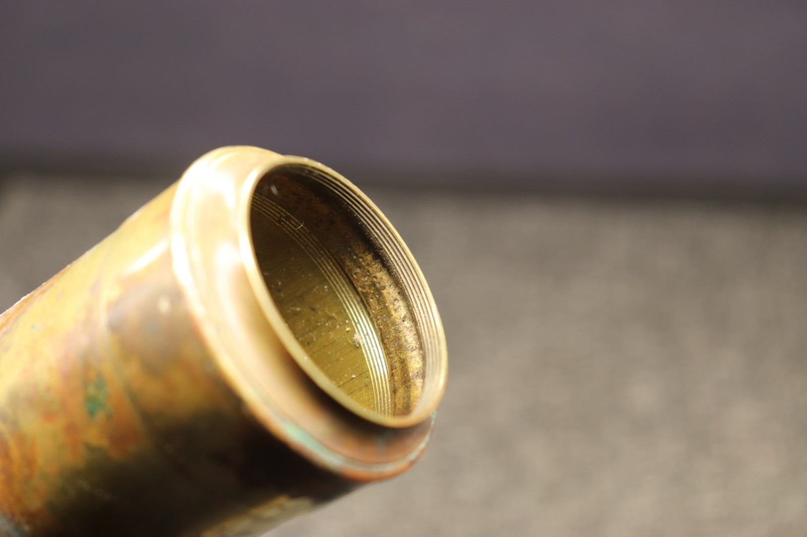 Antique 8″ Brass Ship Captain’s Spyglass Scope Military Naval ? Unknown Parts?