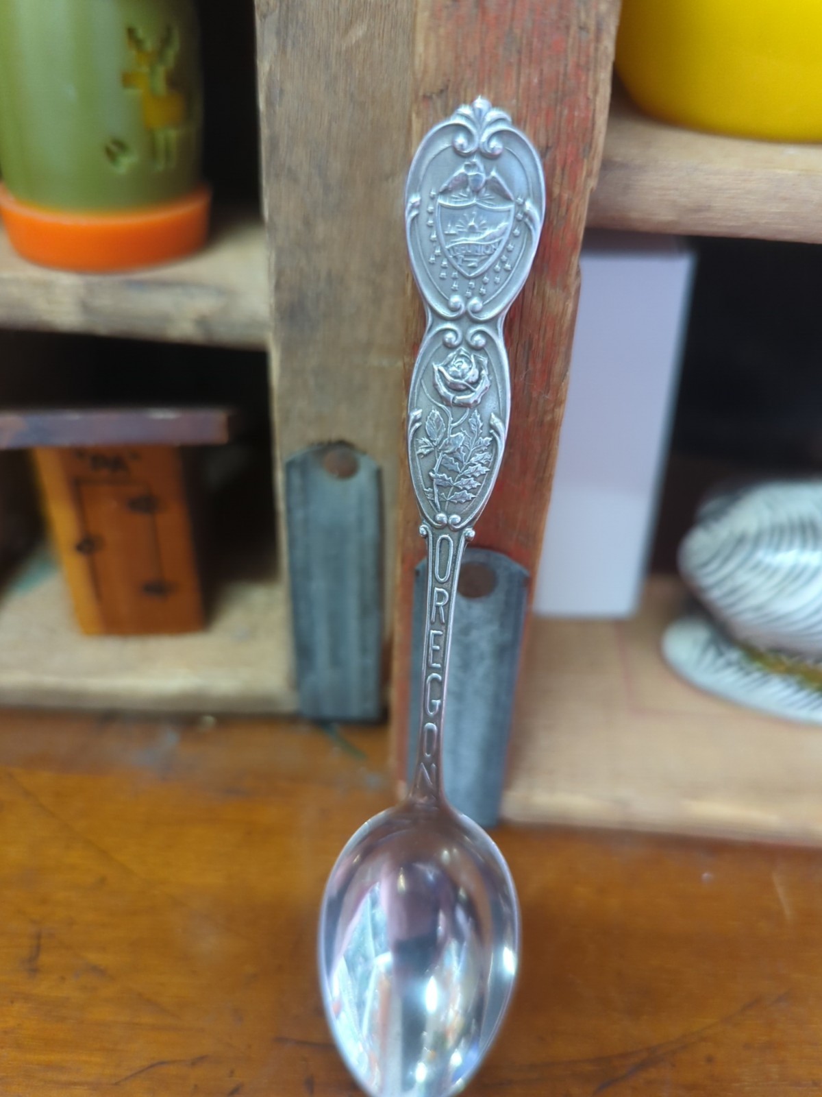 RARE Mayer Bros Sterling Silver Oregon Souvenir Spoon