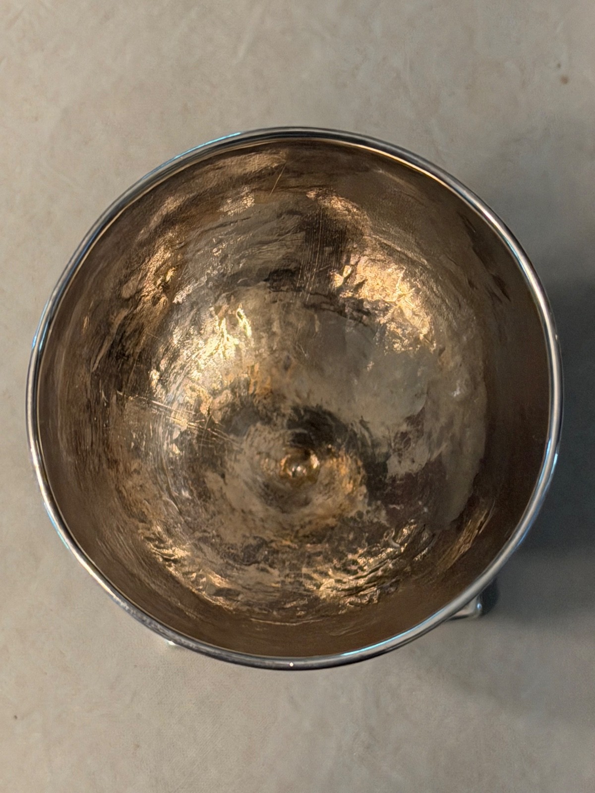 Small Coin Silver Late 18th Cent Goblet