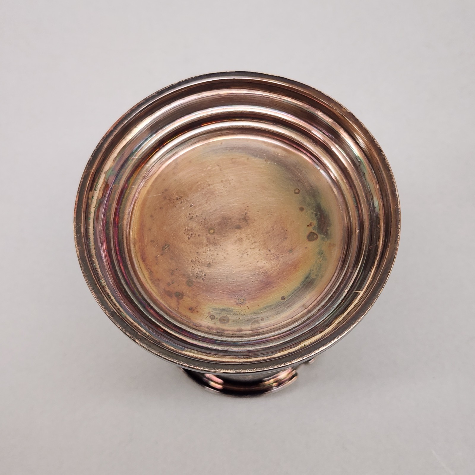 Antique Muffineer Shaker / Sugar Caster – Silverplate Copper (6.75″ Tall)