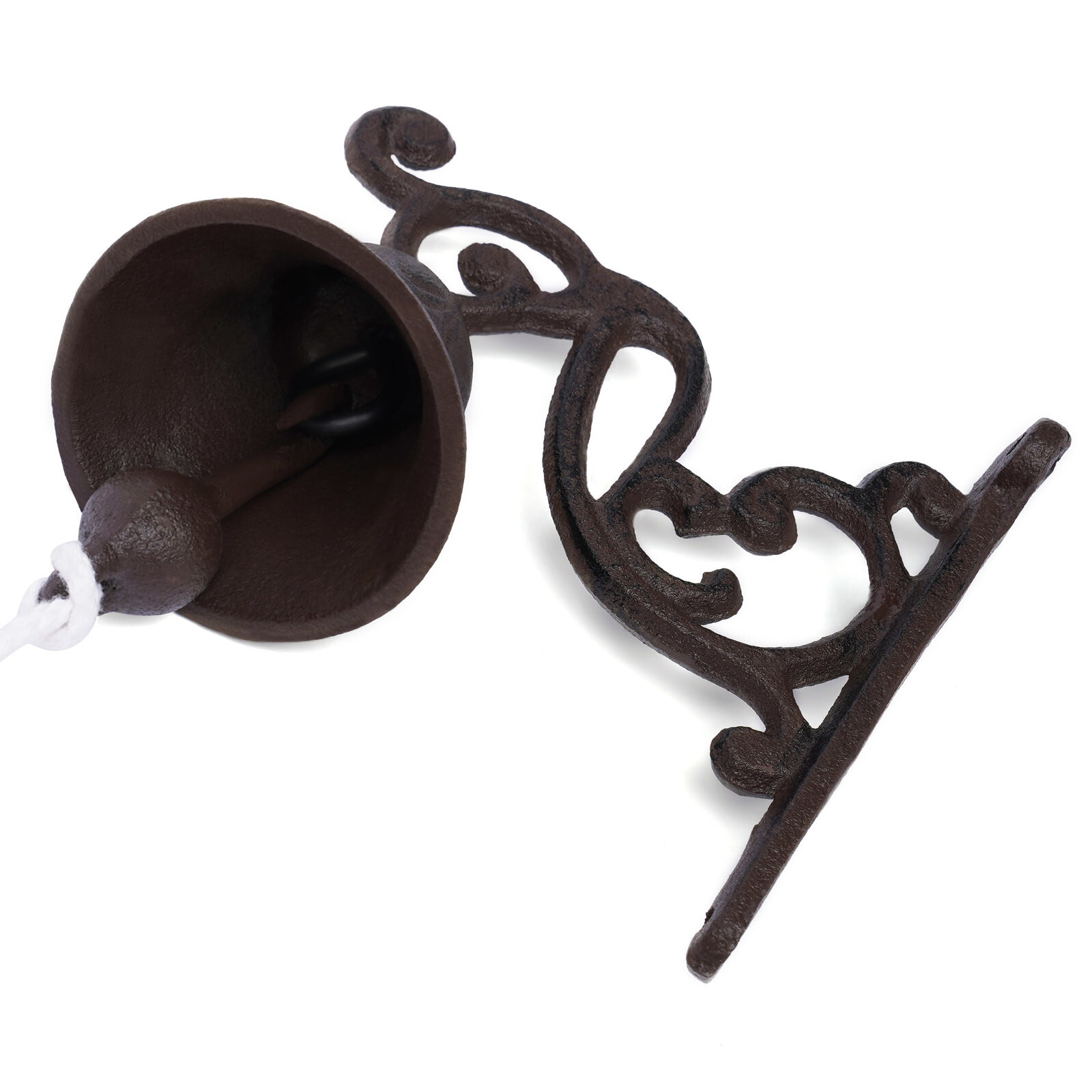 Cast Iron Door Bell Wall Mounted Outside Decorative Accent Bells for Farm House