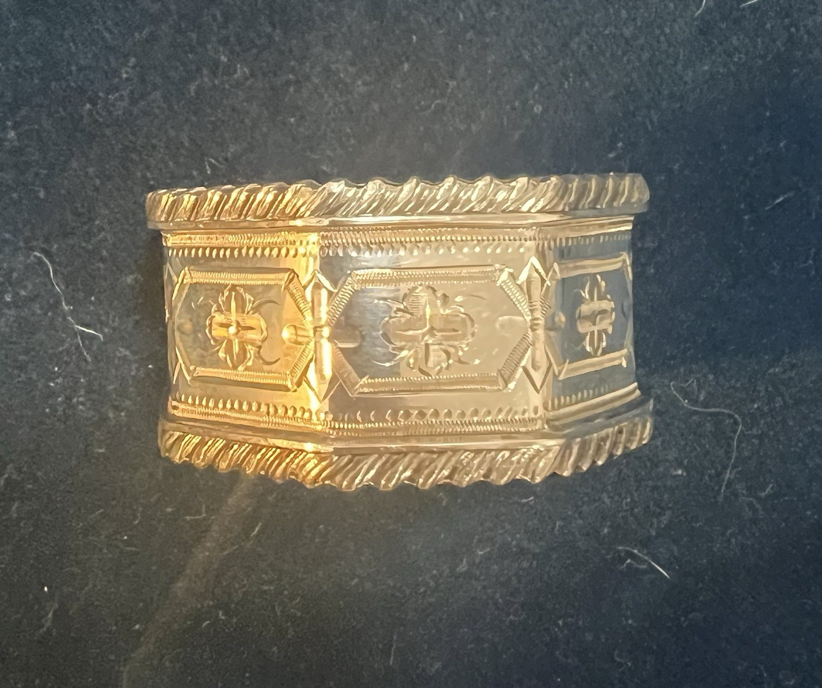W&H Victorian Sterling Silver Napkin Rings Set of 4 1850-1899